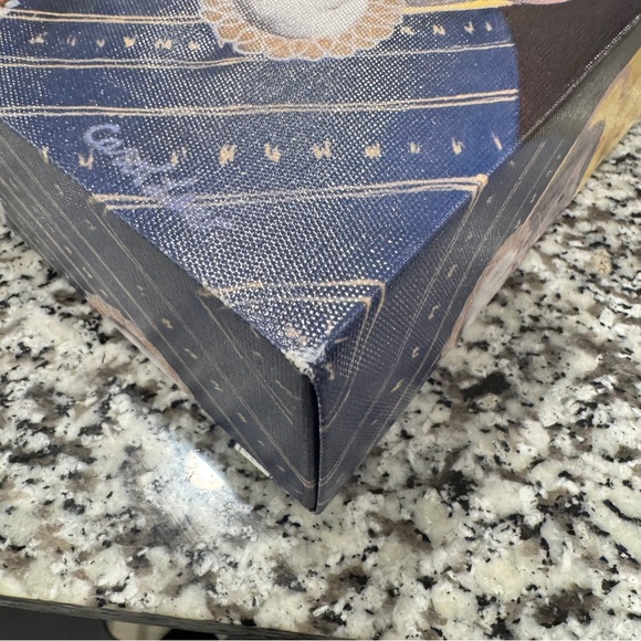 Carol Lew Cat Canvas Print Regal Renaissance Grey White Cat 11x14 Gallery - Picture 8 of 8